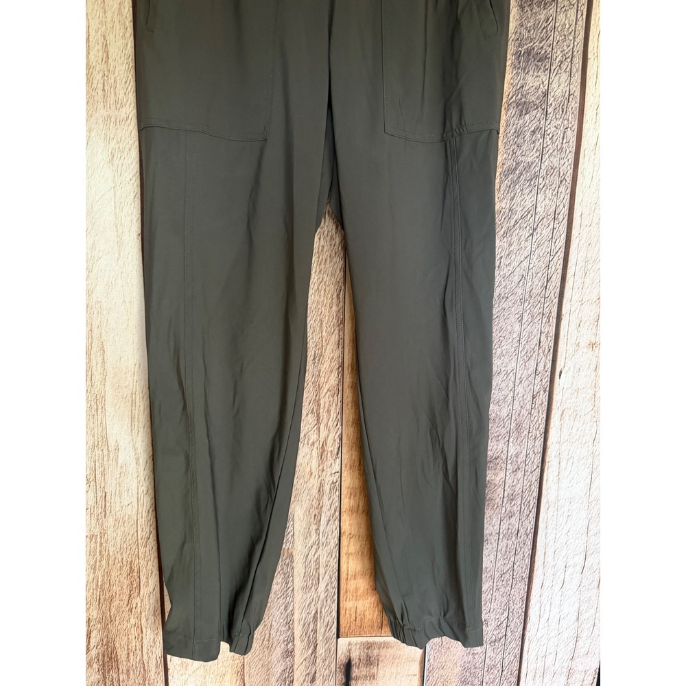 Elliott Lauren Jogger Pants Brown Plum Undertone Utility Casual Stretch Size 8 - Picture 4 of 8